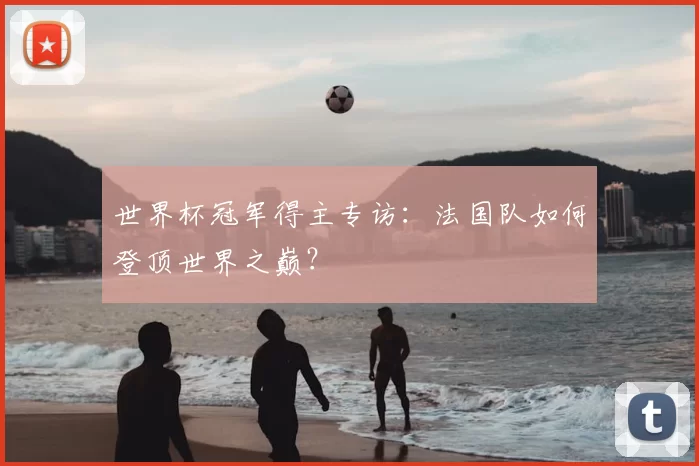 世界杯冠军得主专访:法国队如何登顶世界之巅?