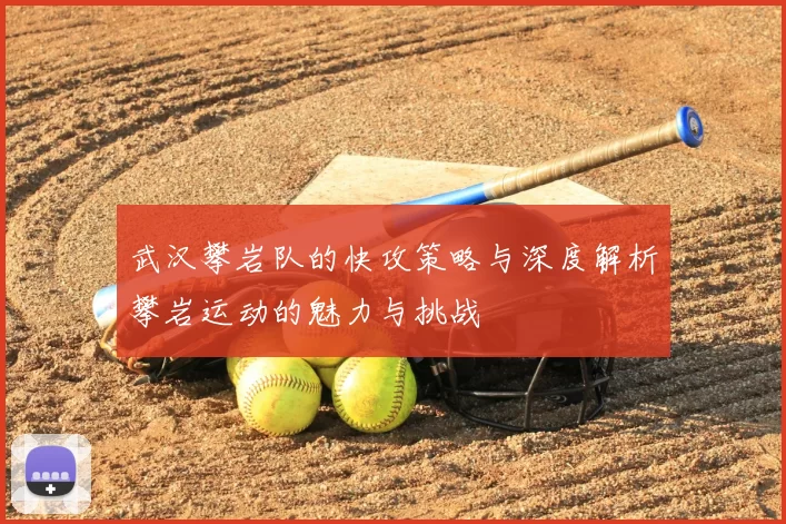 武汉攀岩队的快攻策略与深度解析攀岩运动的魅力与挑战