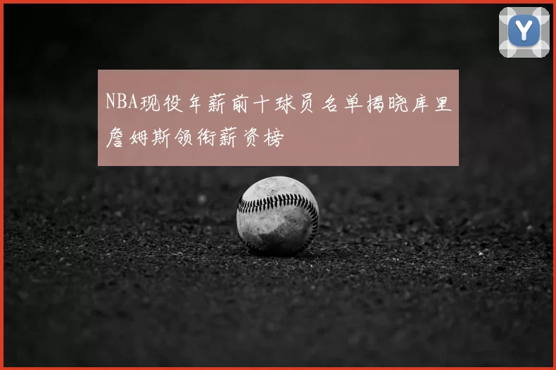 NBA现役年薪前十球员名单揭晓库里詹姆斯领衔薪资榜