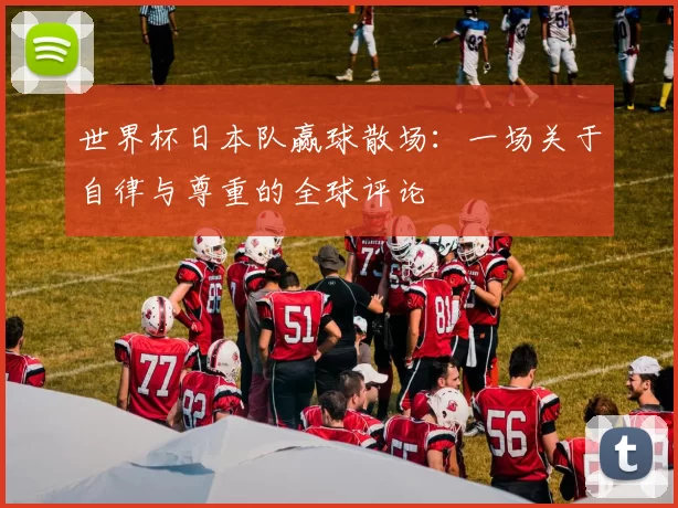 世界杯日本队赢球散场：一场关于自律与尊重的全球评论