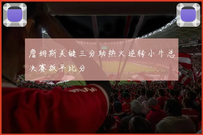 詹姆斯关键三分助热火逆转小牛总决赛扳平比分
