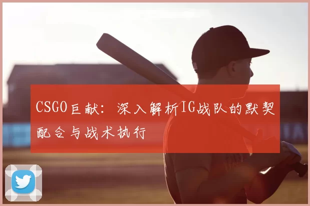 CSGO巨献:深入解析IG战队的默契配合与战术执行